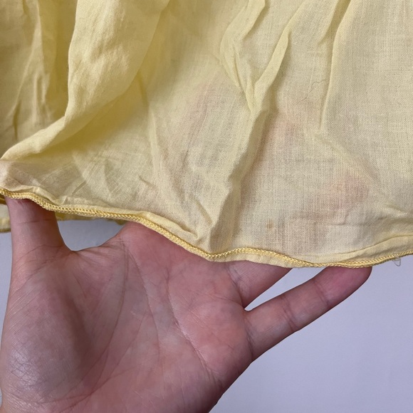 Vintage yellow peasant cottagecore skirt - Picture 7 of 7